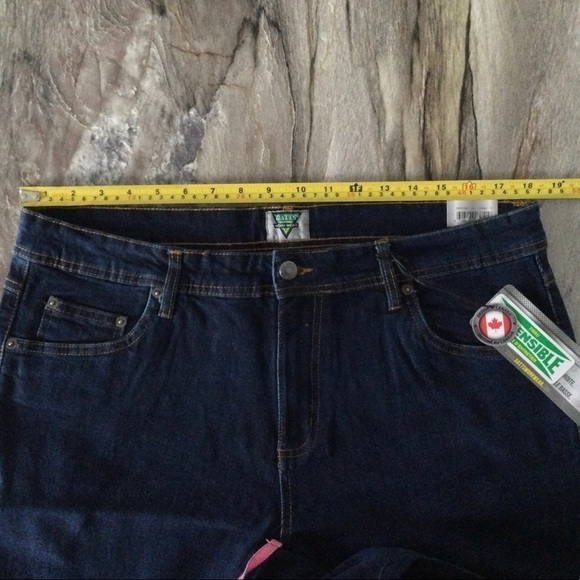 GATTS Workwear Stretch 36/34 Jeans SMR-300 Blue Denim - Picture 14 of 16